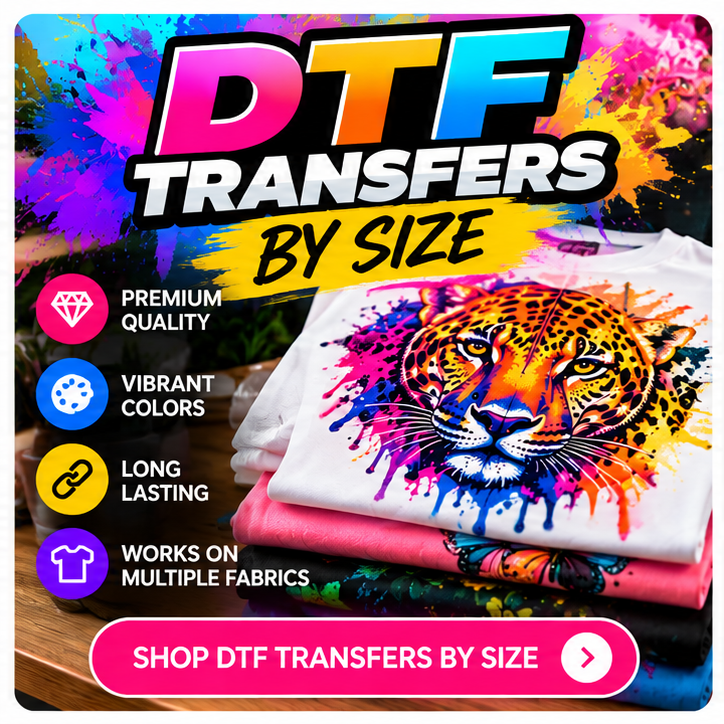 DTF Transfers by Size