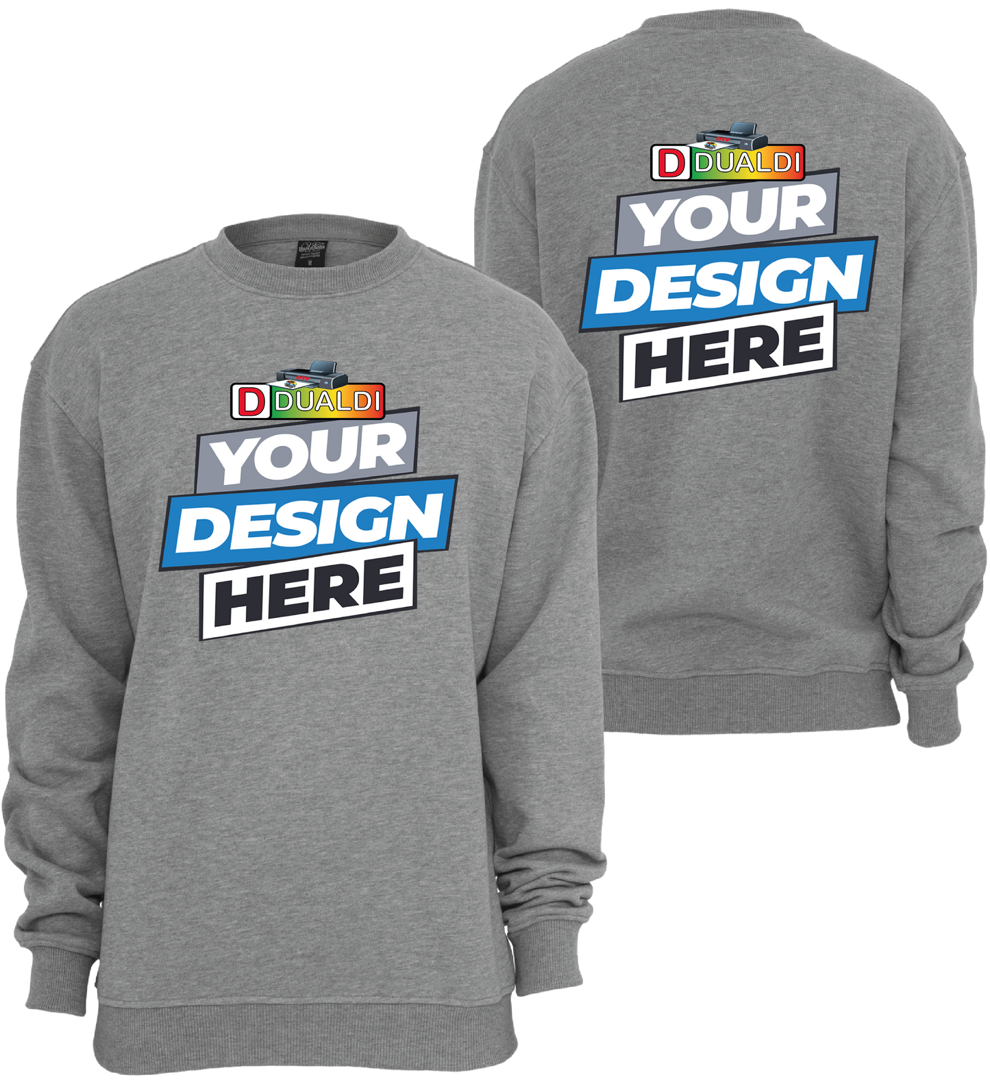Custom long-sleeved Sweater Crew neck